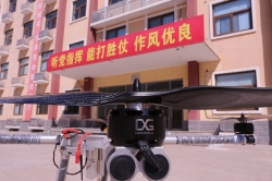 大工科技系留無人機(jī)在北京武警總部“大顯身手”